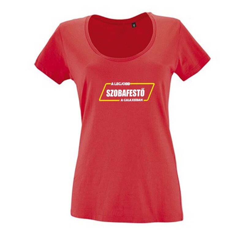 A galaxis legjobb festője Női O Nyakú Póló