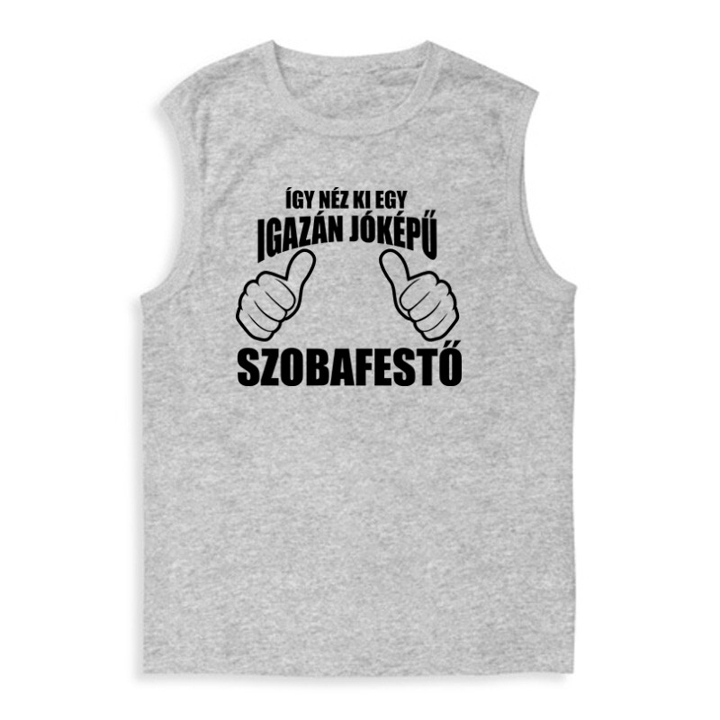 Jóképű Festő Férfi Trikó