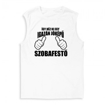 Jóképű Festő Férfi Trikó