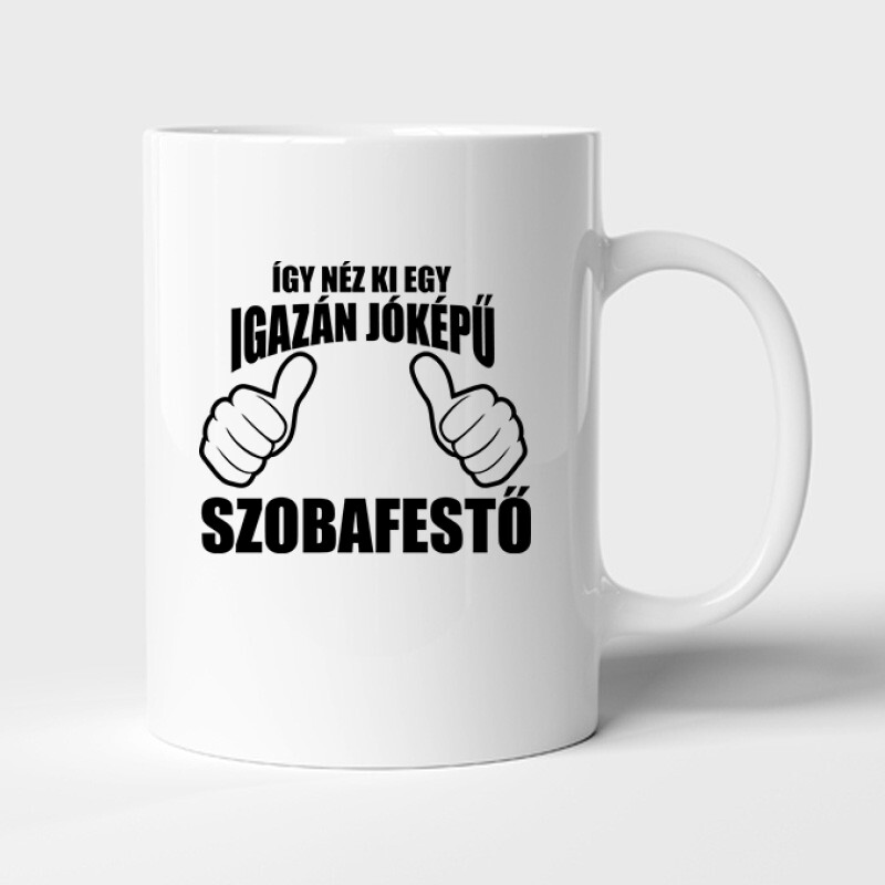 Jóképű Festő Bögre