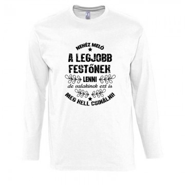 Nehéz meló (Festő) Hosszú Ujjú Póló