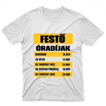 Festő óradíjak Unisex Póló