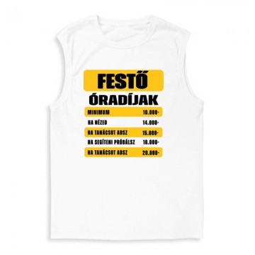 Festő óradíjak Férfi Trikó