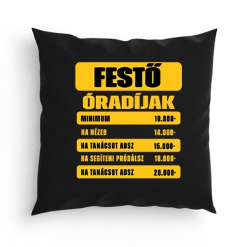 Festő óradíjak Párna