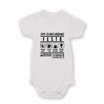 100% organic festő Baby Body