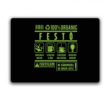 100% organic festő Egérpad