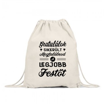 Gratulálok - legjobb festő Hátizsák