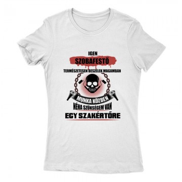 Szakértő festő Női Póló