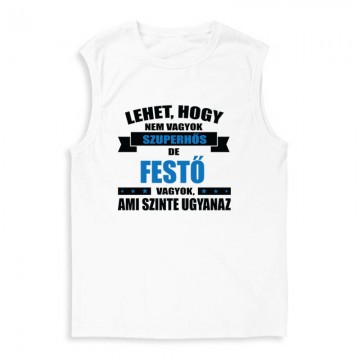 Szuperhős festő Férfi Trikó