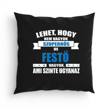 Szuperhős festő Párna