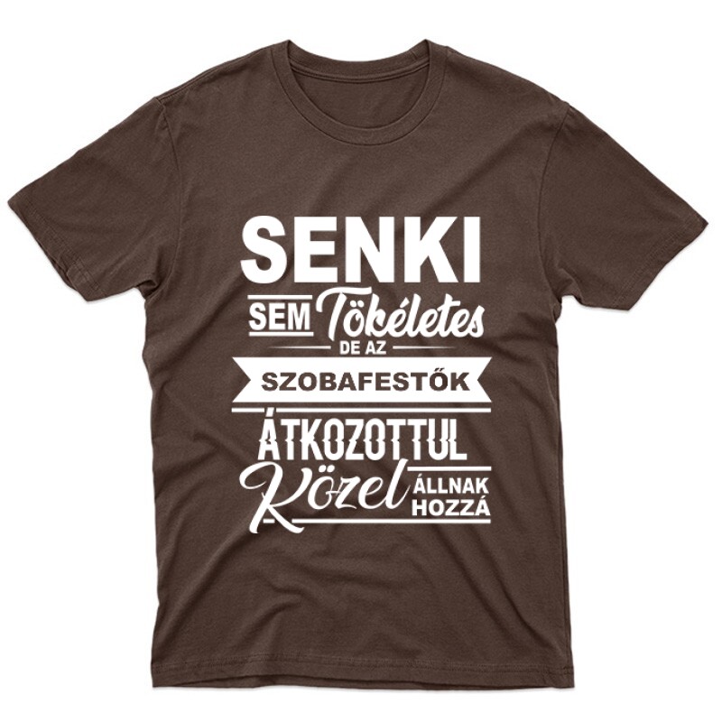 Senki sem tökéletes (festő) Unisex Póló