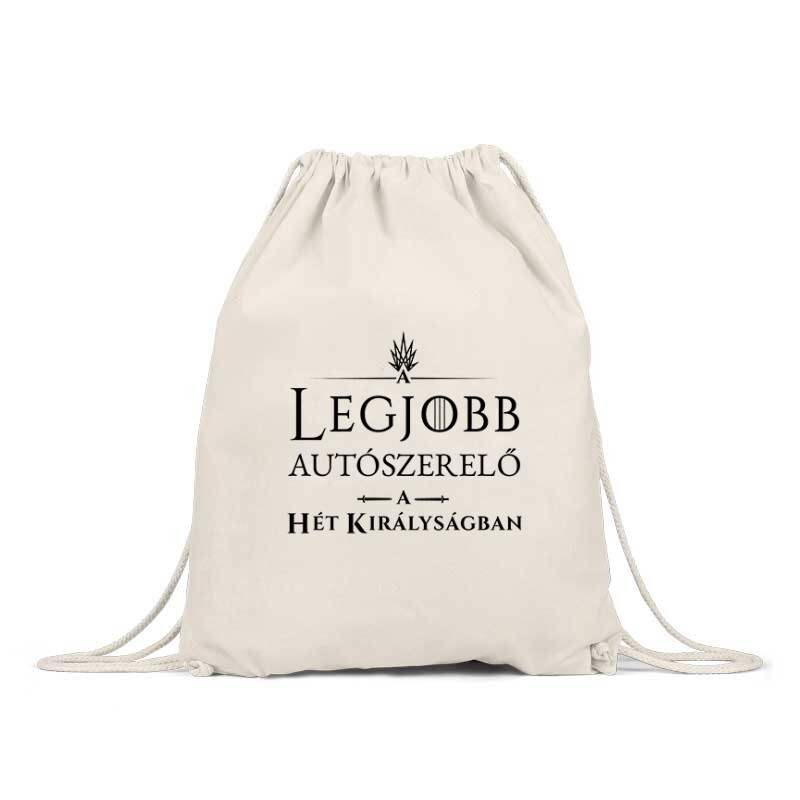 Legjobb autószerelő a hét királyságban Hátizsák