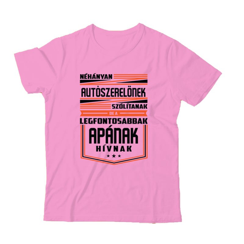 Autószerelő apa Gyermek Póló