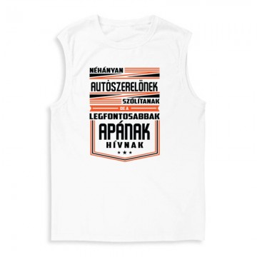 Autószerelő apa Férfi Trikó