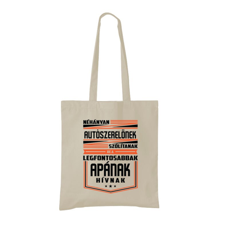 Autószerelő apa Bevásárló Táska
