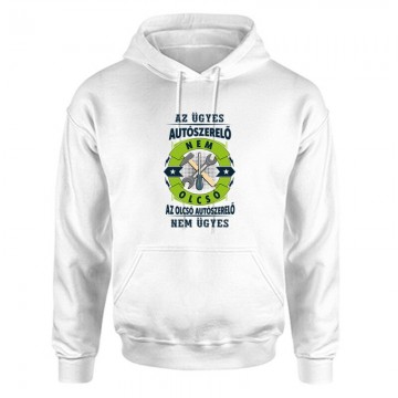 Az ügyes autószerelő Unisex Kapucnis Pulcsi