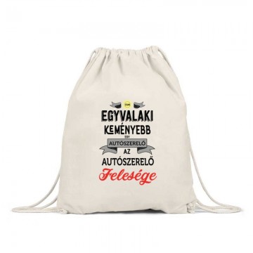 Az autószerelő felesége Hátizsák