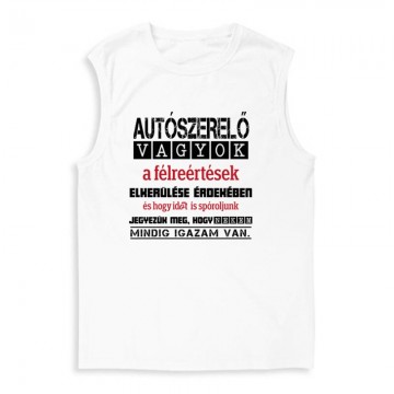 Igazam van autószerelő Férfi Trikó