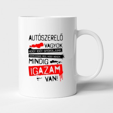 Autószerelő vagyok igazam van Bögre