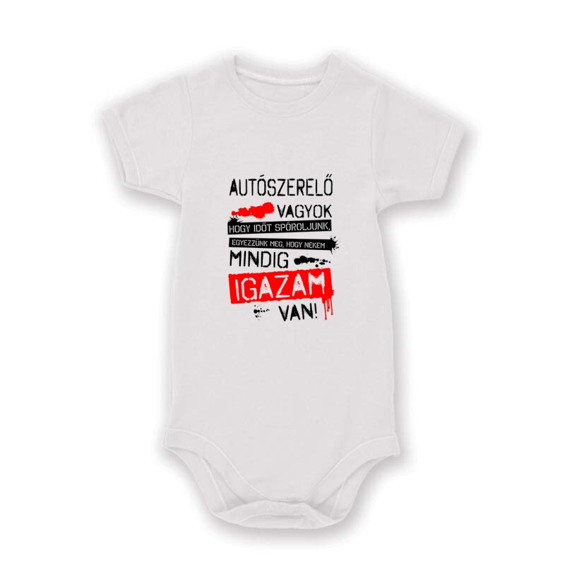 Autószerelő vagyok igazam van Baby Body