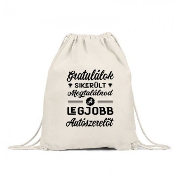 Sikerült megtalálnod (autószerelő) Hátizsák