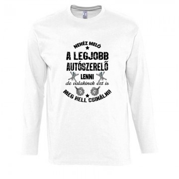 Nehéz meló (autószerelő) Hosszú Ujjú Póló