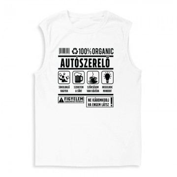 100% organic (autószerelő) Férfi Trikó