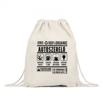 100% organic (autószerelő) Hátizsák