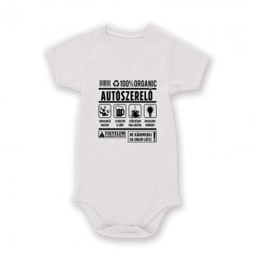100% organic (autószerelő) Baby Body