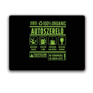 100% organic (autószerelő) Egérpad