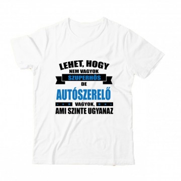 Szuperhős autószerelő Gyermek Póló