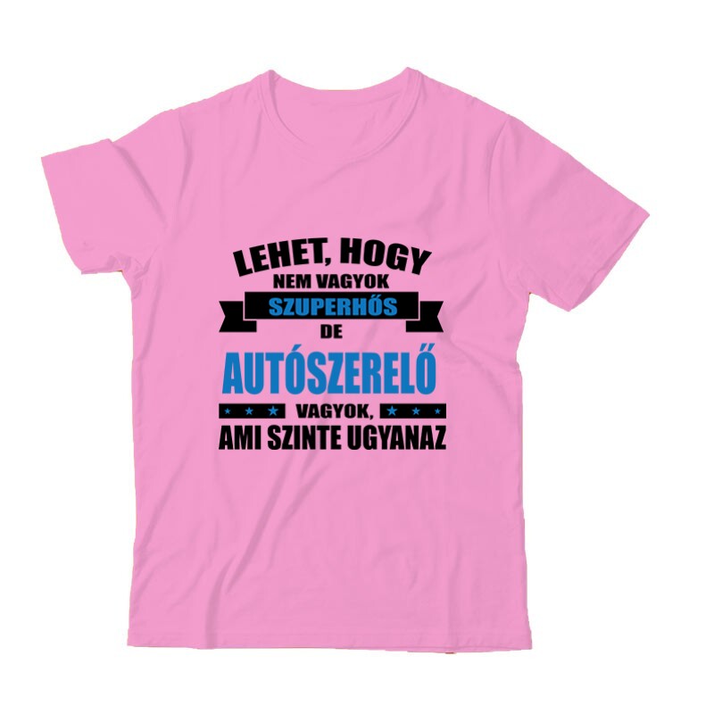 Szuperhős autószerelő Gyermek Póló