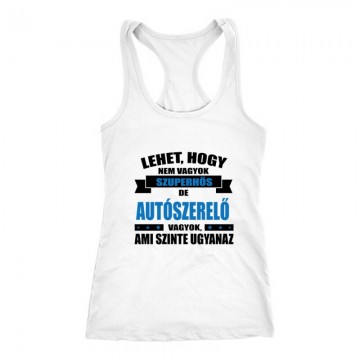 Szuperhős autószerelő Női Trikó