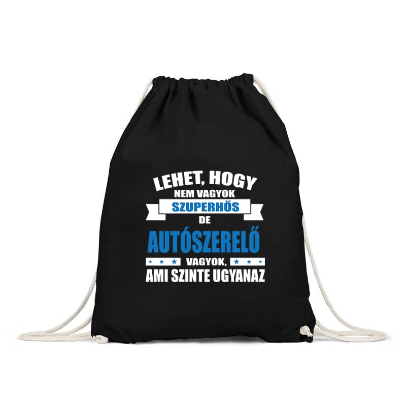 Szuperhős autószerelő Hátizsák