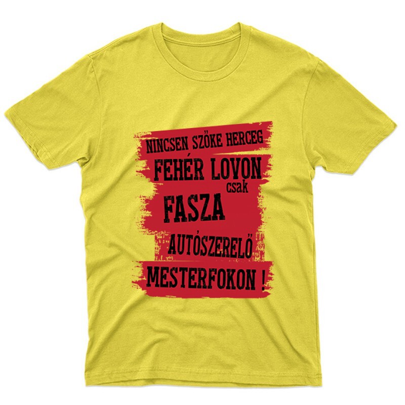 Fasza autószerelő Unisex Póló