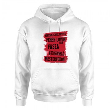 Fasza autószerelő Unisex Kapucnis Pulcsi