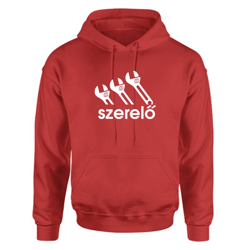 A szerelő Unisex Kapucnis Pulcsi