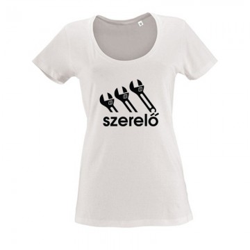 A szerelő Női O Nyakú Póló