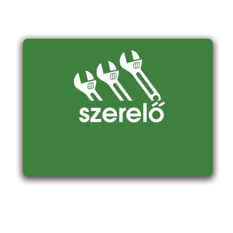 A szerelő Egérpad