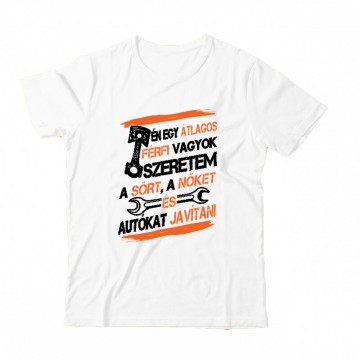 Átlagos férfi (autószerelő) Gyermek Póló