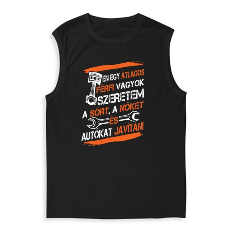 Átlagos férfi (autószerelő) Férfi Trikó