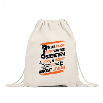 Átlagos férfi (autószerelő) Hátizsák