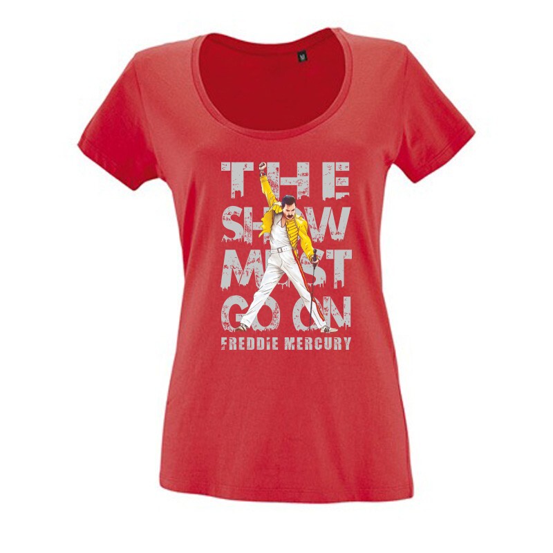 Freddie Mercury Női O Nyakú Póló