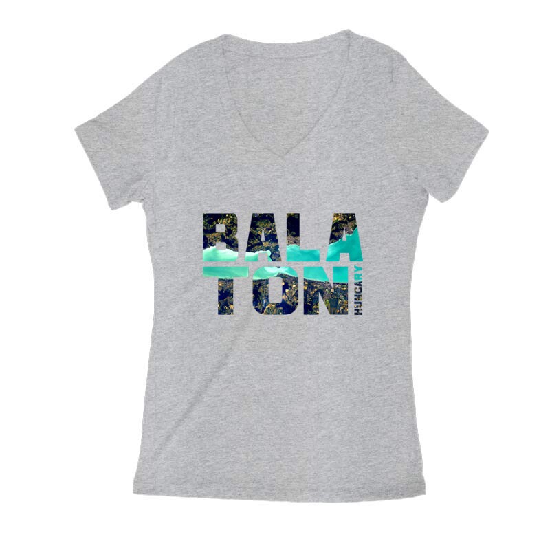 Balaton Női V Kivágott póló