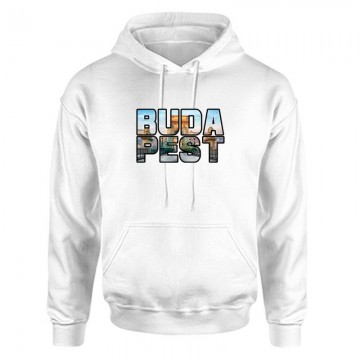 Budapest Unisex Kapucnis Pulcsi