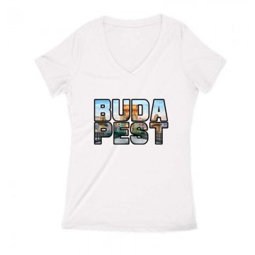 Budapest Női V Kivágott póló