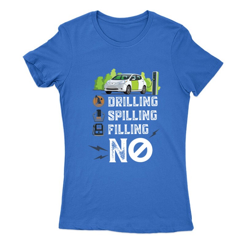 Drilling Spilling Filling NO Női Póló