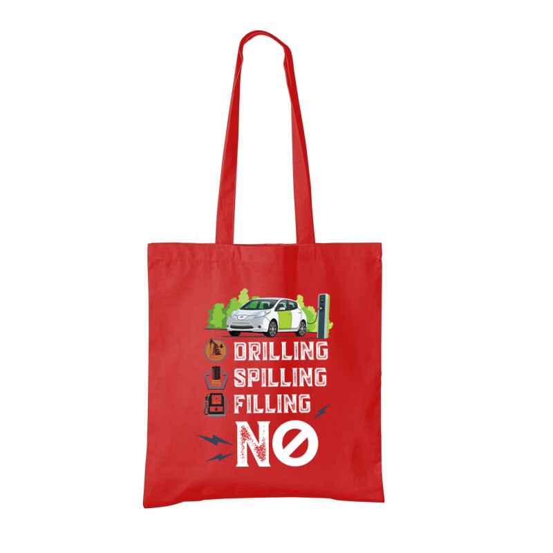 Drilling Spilling Filling NO Bevásárló Táska