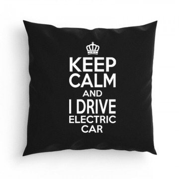 Keep calm - electric car Párna