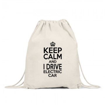 Keep calm - electric car Hátizsák